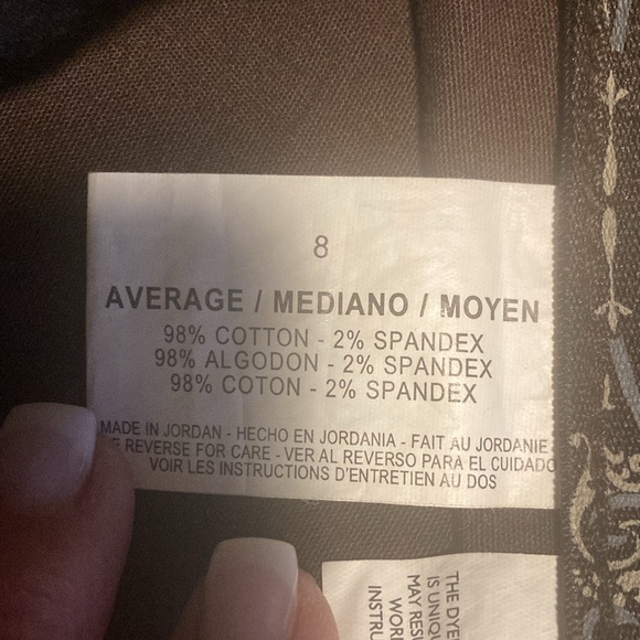 very good condition. 98% cotton & 2% spandex. super comfy . Runs small (7) - Picture 4 of 4